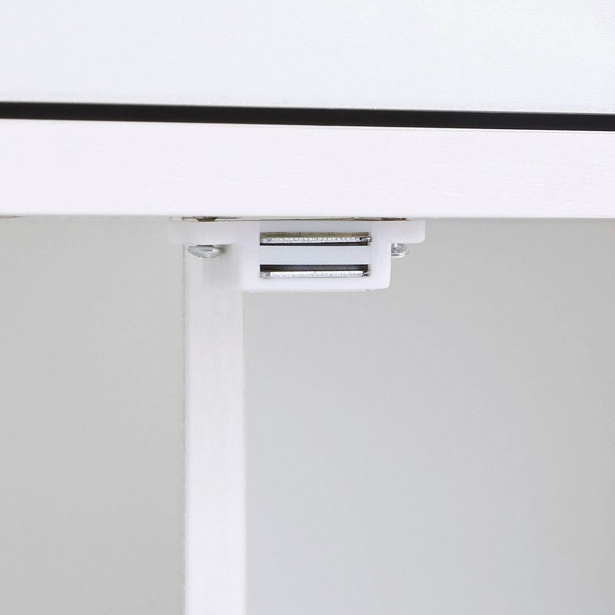 Rolling Kitchen Island with Storage, Kitchen Cart with Rubber Wood Top, Spacious Drawer with Divider and Internal Storage Rack, Kitchen Island on Wheels with Adjustable Shelf Tower Rack, White