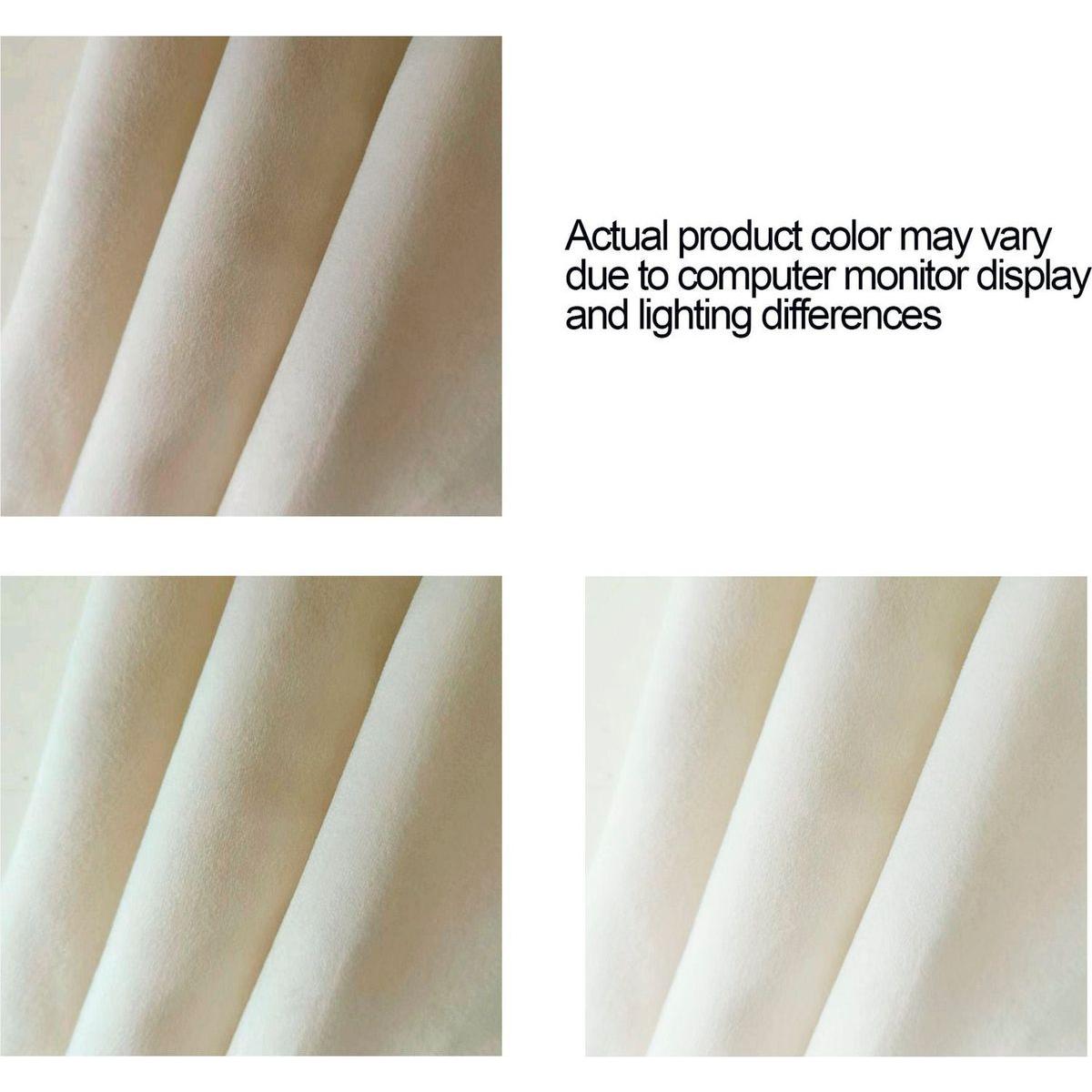 Anna Patented 2-Drawer Storage Bed Queen Size Ivory Velvet Upholstered Wingback Platform Bed, Modern Design Headboard with Tight Channel, Wooden Slat Mattress Support No Box Spring Needed