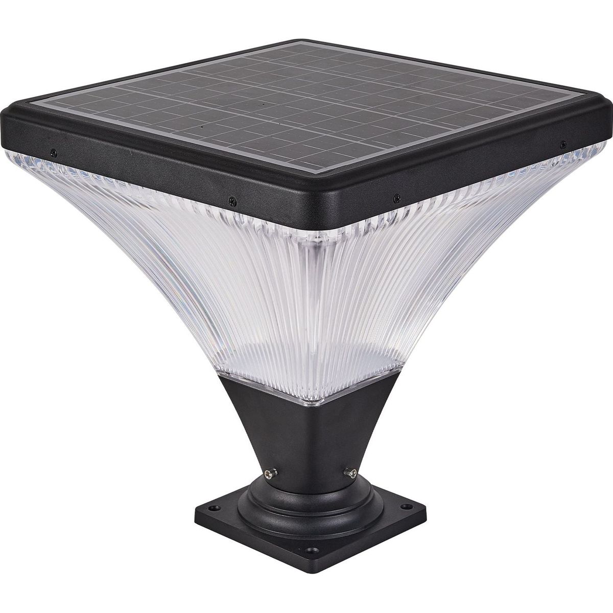 Solar Street Lamp Cap with Base 1 pack