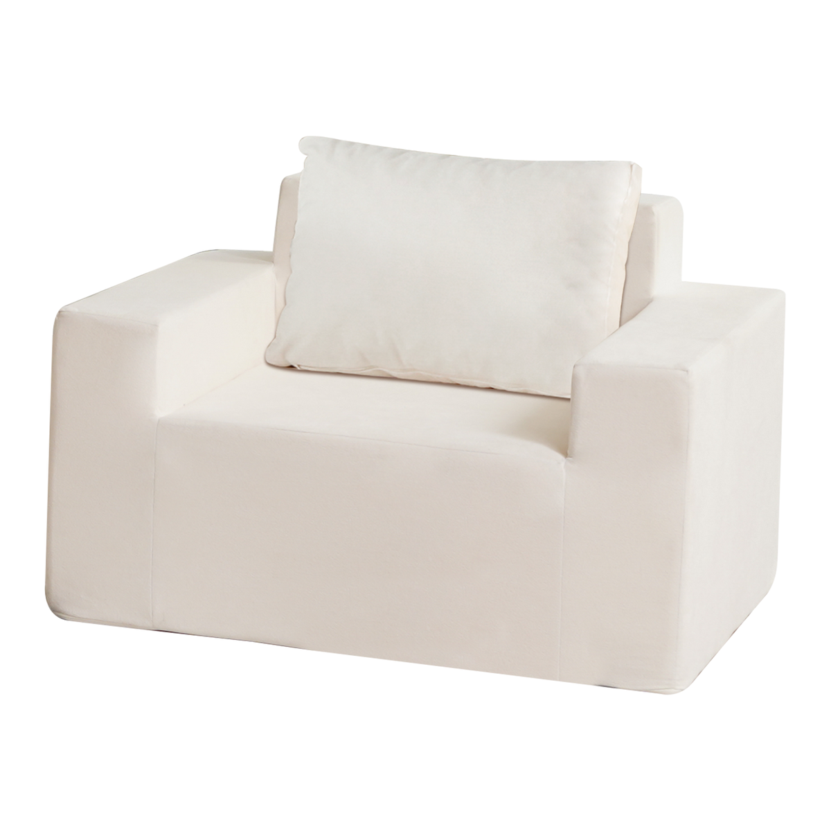 Sofa in a box Foam Sofa Couch with Pillow, Bean Bag Chairs for Adults Stuffed High-Density Foam, Large Bean Bag Sofa for Living room Bedroom Gaming Room