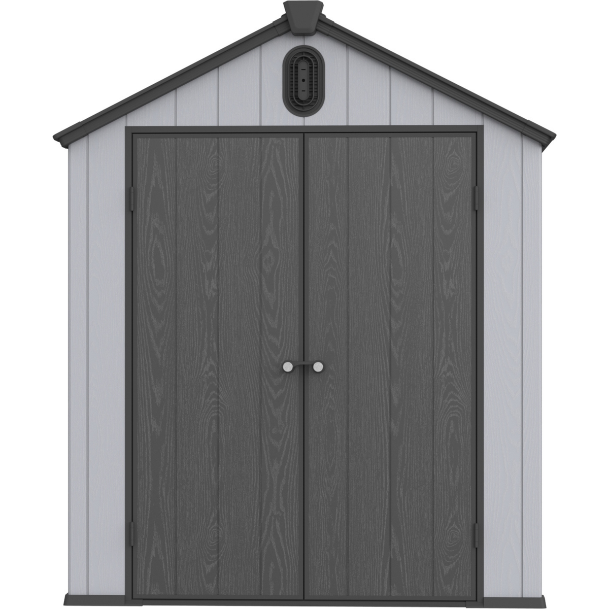 XWT012 6x8ft plastic storage shed for backyard garden big spire Tool storage