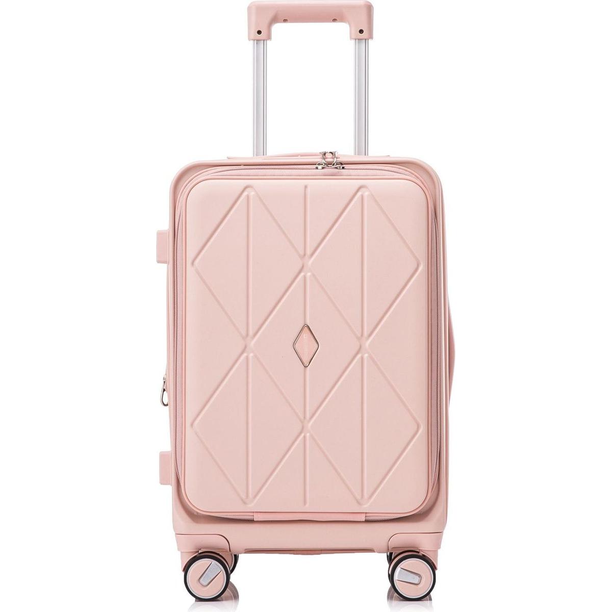 Luggage Sets 3 Piece(20/24/28), Expandable Carry On Luggage with TSA Lock Airline Approved, 100% PC Hard Shell and Lightweight Suitcase with Front Pocket and Spinner Wheels