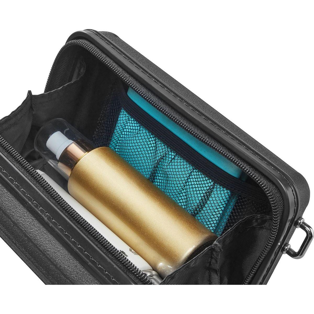 18" Carry On Luggage with Front Open Door &Laptop Interlayer, Hard Shell Suitcase Built-In TSA Luggage Lock, Hardside Lightweight PC Travel Suitcase for Women Men with Spinner Wheels Airline Approved