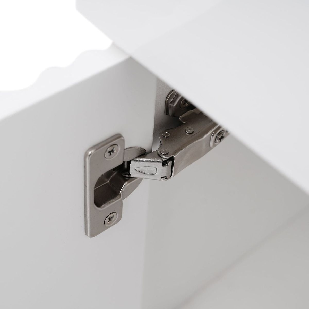 21.6inch Modern Floating Bathroom Vanity with Ceramic Basin - Perfect for Small Bathrooms, Right side storage