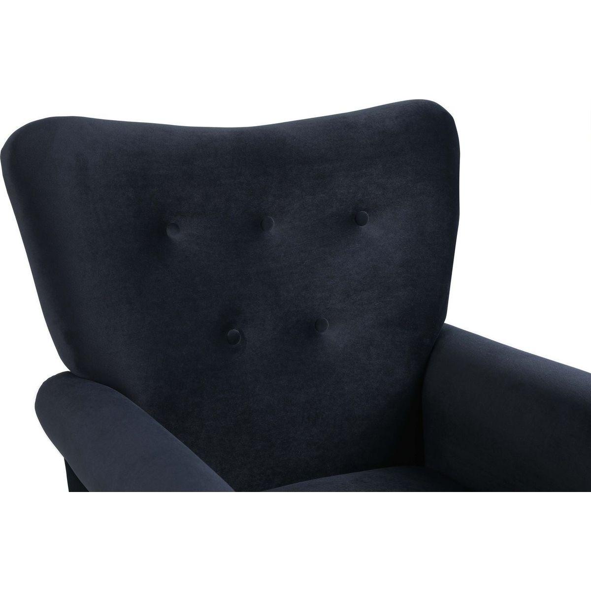 Mid Century Fabric Rocker Chair with Wood Legs and velvet for Livingroom Bedroom