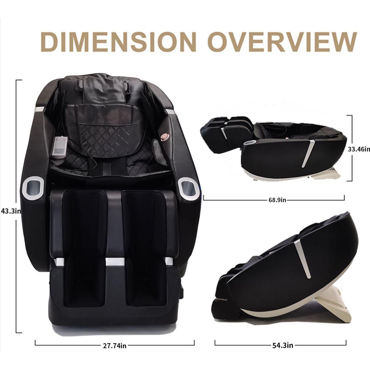 SL type pulley guide -durable leather-2D motor-massage manipulator-Space Saver Design- Track Sliding Zero Gravity Multifunction Massage Chair