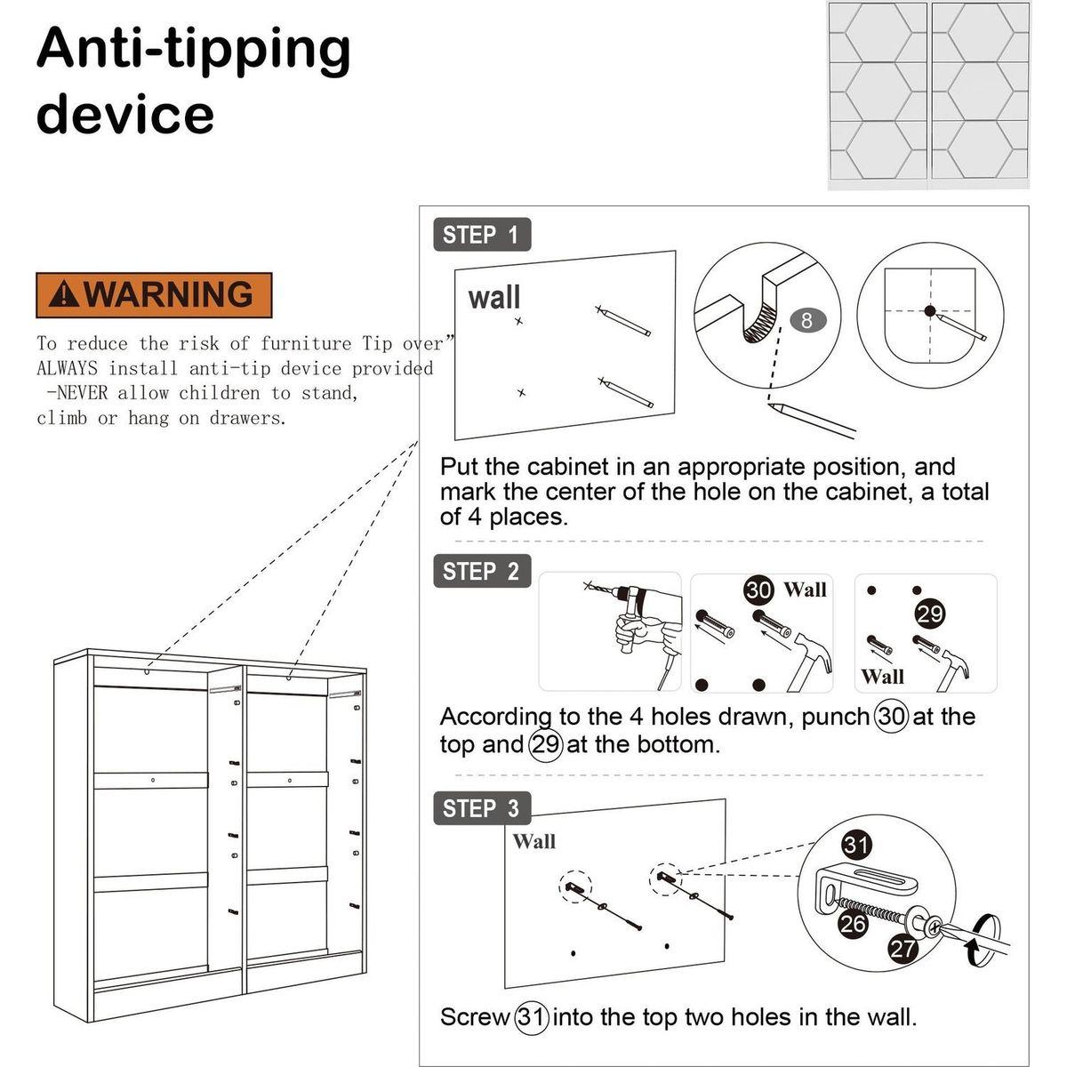 Shoe Storage Cabinet for Entryway, 6 Tiers Shoe Organizer with Carved Panels, Carving Shoe Closet,Vertical Shoe Cabinet for Front Door Entrance,Outdoor,Symmetric Design+White Finish