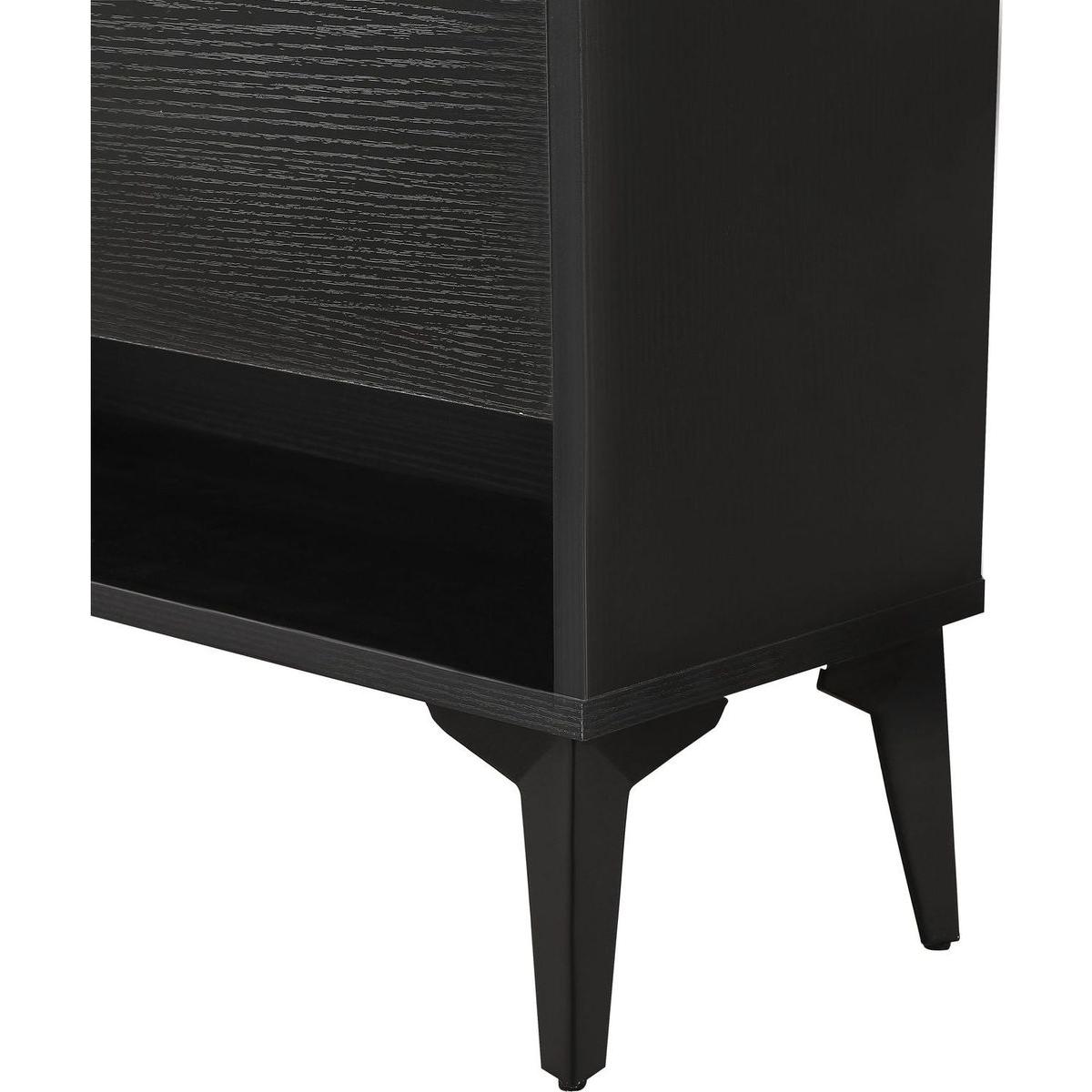 Large size Shoe Cabinet,Free Standing Tipping Bucket Shoe Rack Organizer with 2 Flip Drawers&2 Drawer,Modern Tipping Bucket for Entryway, Hallway, Bedroom-black