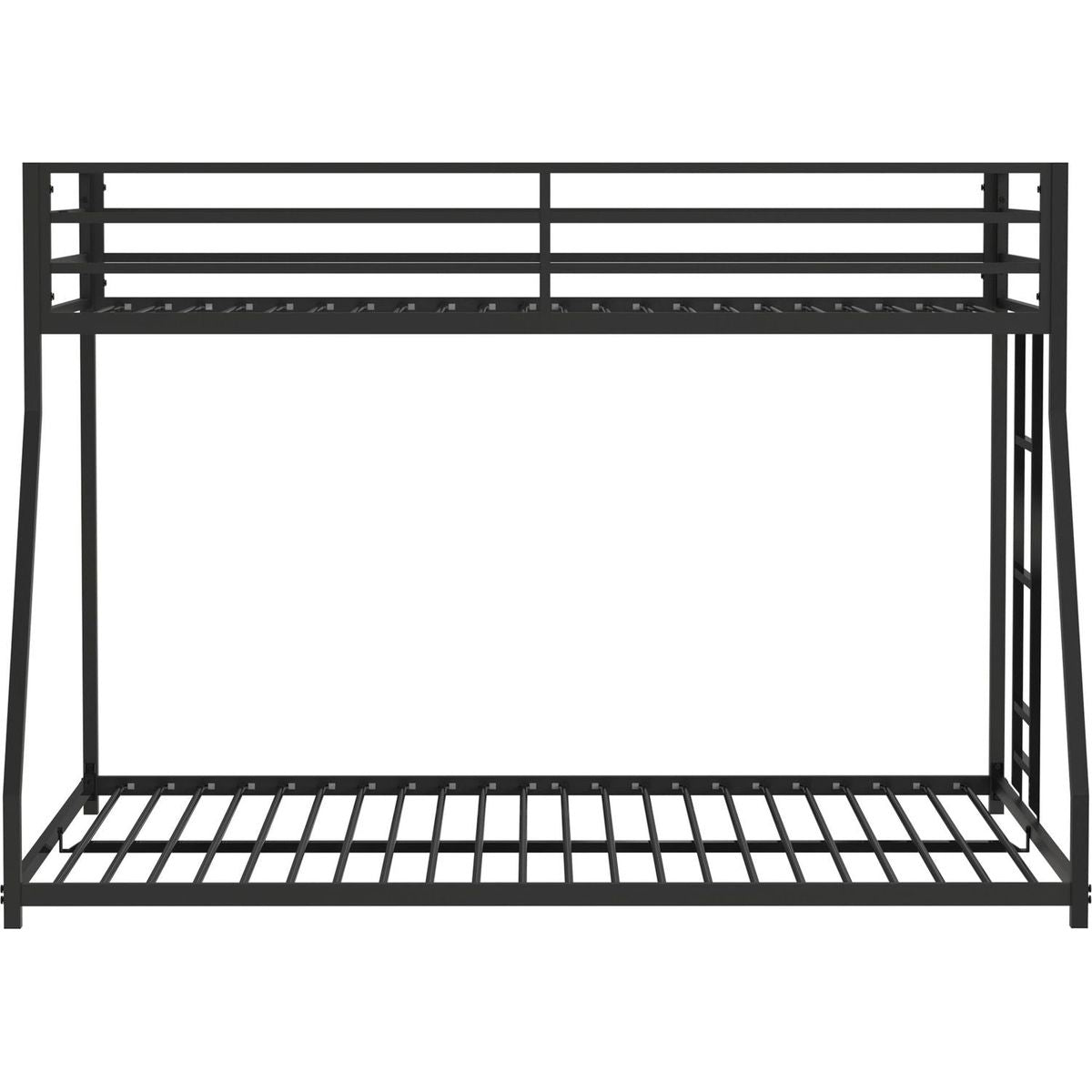 Same as original B083124171 Adam Sturdy Twin over Full Metal Bunk Black for Kids and Adult, Low Profile and Easy Climbing with Stable Ladder