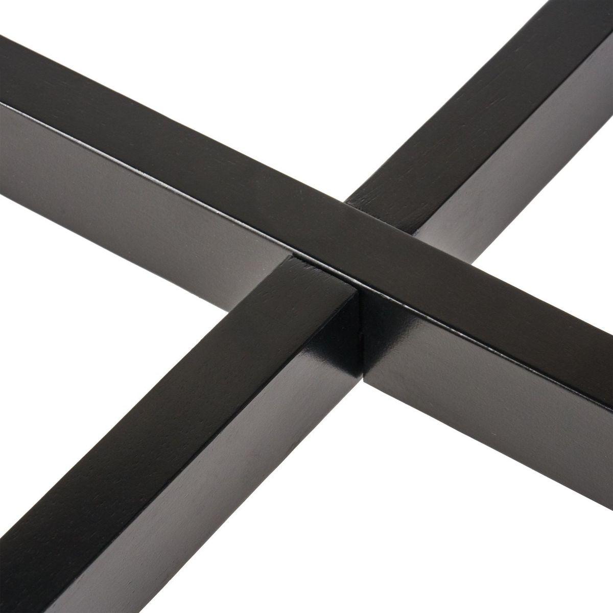 Modern Bar Height 42" Dining Table, Rubberwood Legs and Laminate Table Top, Gray Finish, Black