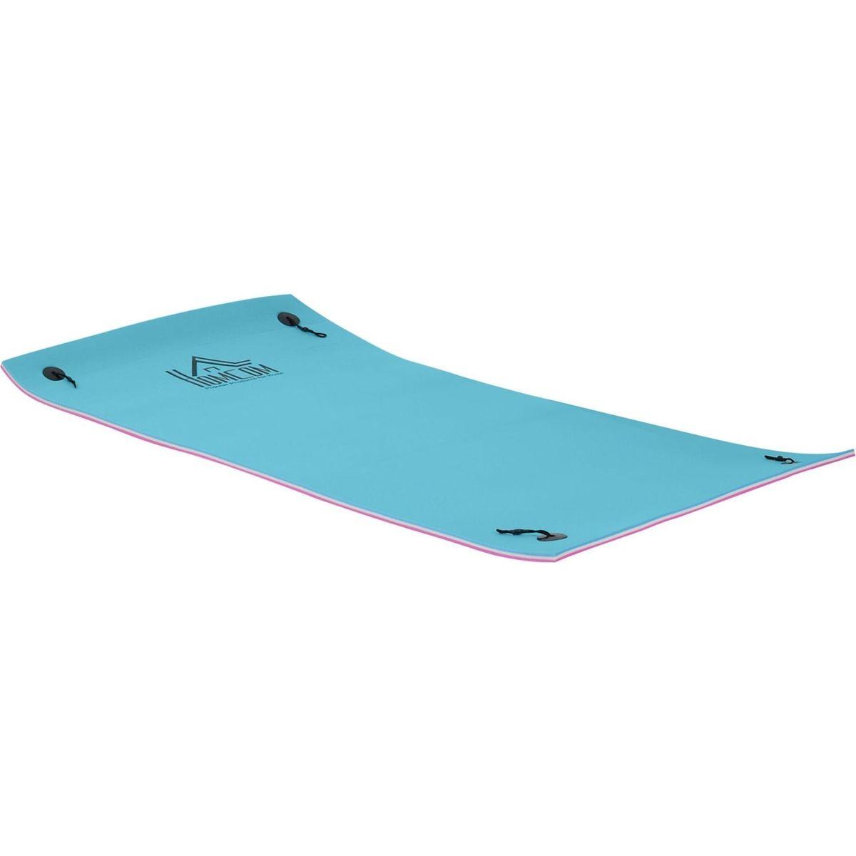 10' x 5' Floating Mat, 3-Layer Lily Pad Swimming Pool Floating Water Mat, Thick and Durable Water Activities Mat for Lake, Oceans