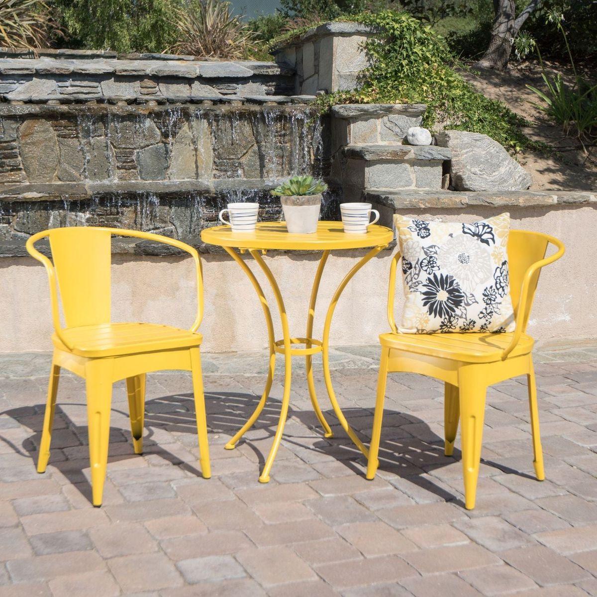 COLMAR 3 PC KD METAL SET - Streamdale Furniture