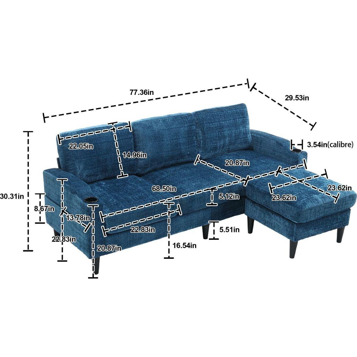 storage sofa /Living room sofa cozy sectional sofa