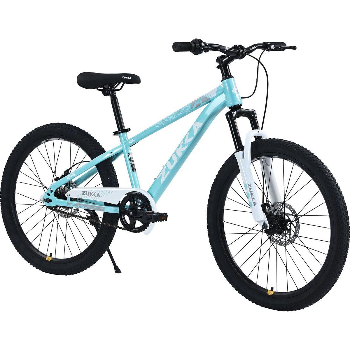 ZUKKA Mountain Bike,24 Inch MTB for Boys and Girls Age 9-12 Years,Multiple  Colors