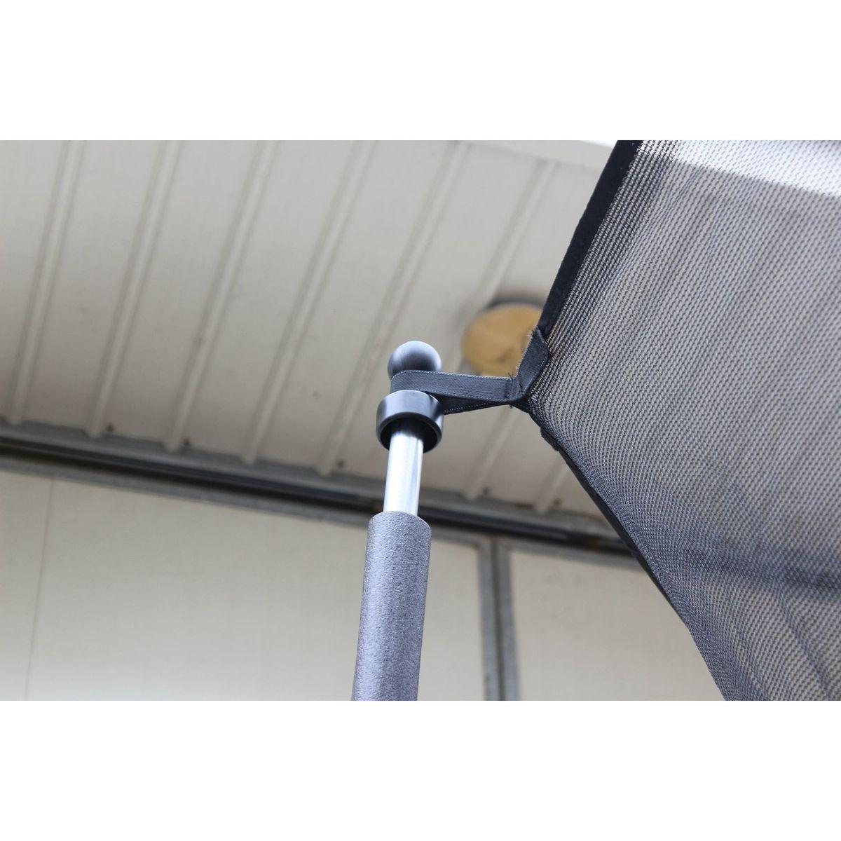 8FT Trampoline with Safety Enclosure Net, Outdoor Trampoline with Heavy Duty Jumping Mat and Spring Cover Padding for Kids and Adults