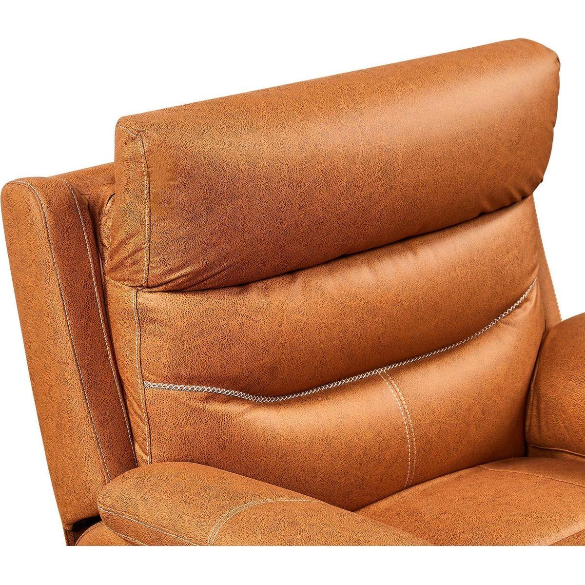 Liyasi Dual OKIN Motor Rocking and 240 Degree Swivel Single Sofa Seat recliner Chair Infinite Position, Head rest with power function