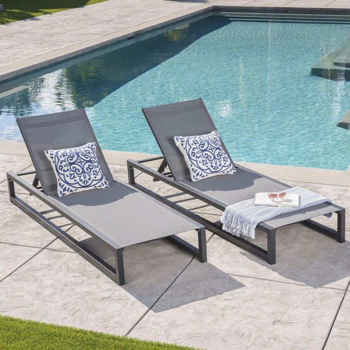 VENICE CHAISE LOUNGE(SET OF 2 ) - Streamdale Furniture