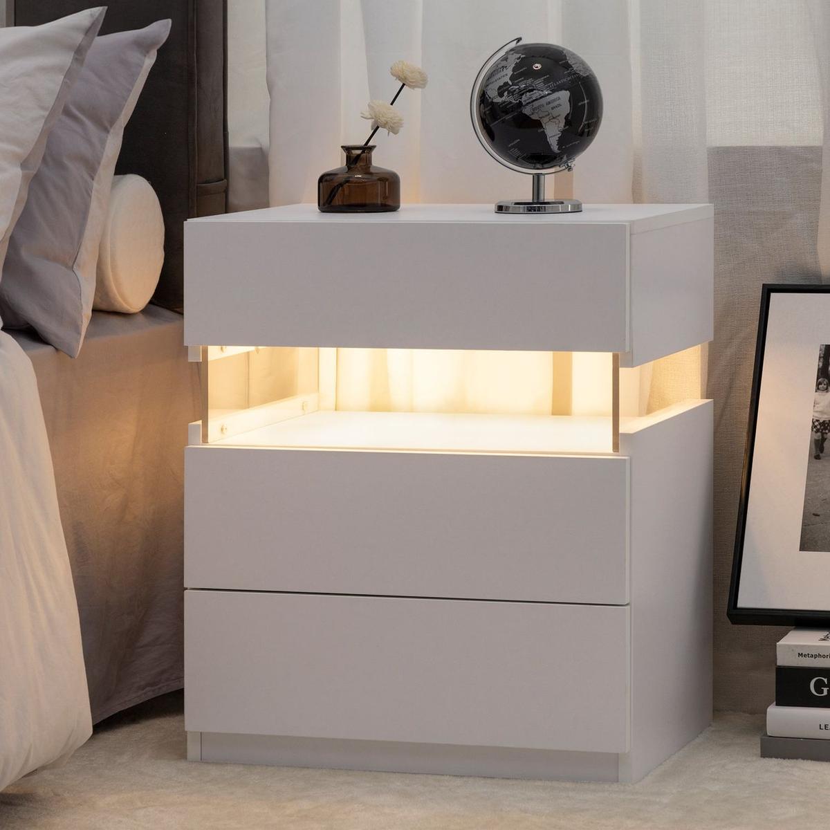 bedside table dresser Memobarco Nightstand, End Table, Table, Small Tall for Bedroom with 3 Storage Drawer, Chest of Drawers Fabric Dressers with Steel Frame, Wooden Top & Front for Living Room This oversized nightstand Charlotte Bedside Dresser | Maine