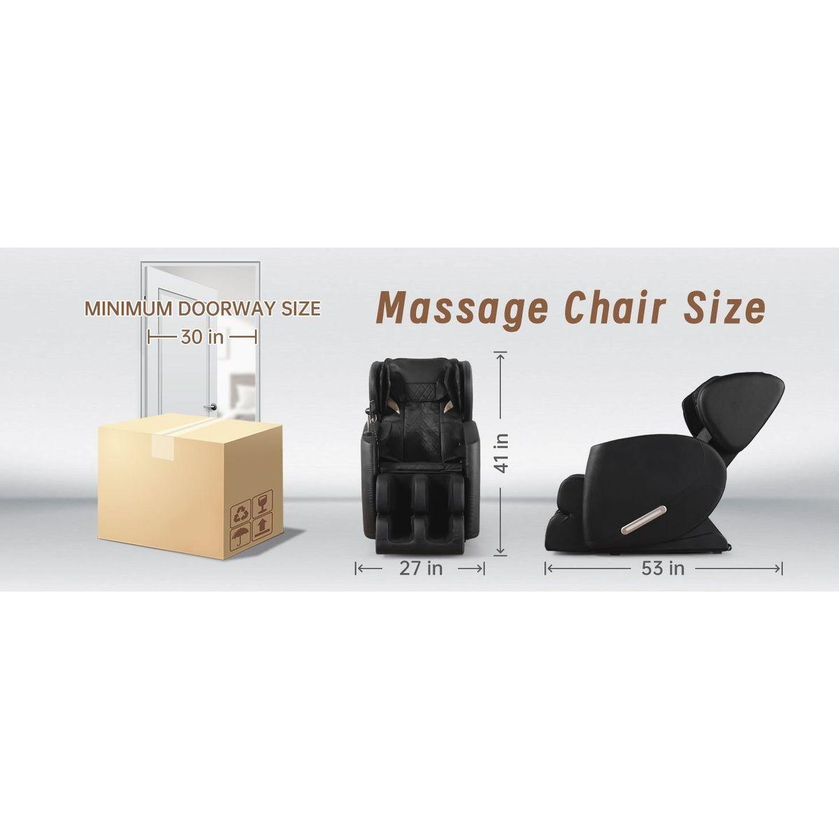 Massage Chair Recliner with Zero Gravity with Full Body Air Pressure