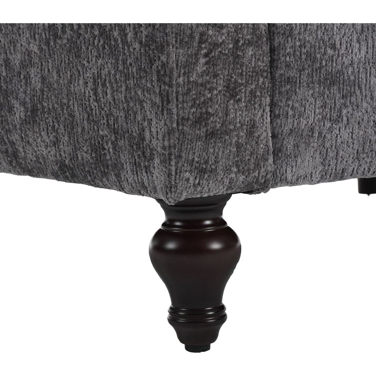 Modern chenille Fabric Loveseat, 2-Seat Upholstered Loveseat Sofa Modern Couch