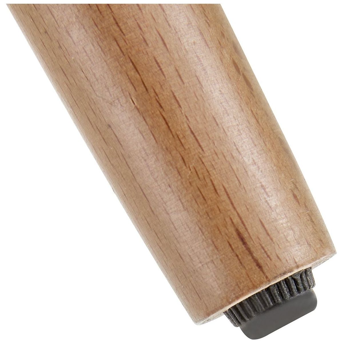 Black Oval glass coffee table, modern table in living room Oak wood leg tea table 3-layer tempered glass table