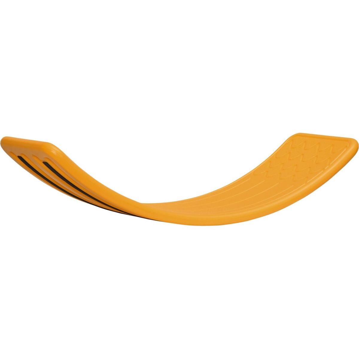 Qaba Kids 32" Balance Board, Wobble Board for Kids / Toddlers, Curvy Rocker Board, Preschool Learning Montessori Waldorf Toy for Ages 3-6 Years Old, Orange