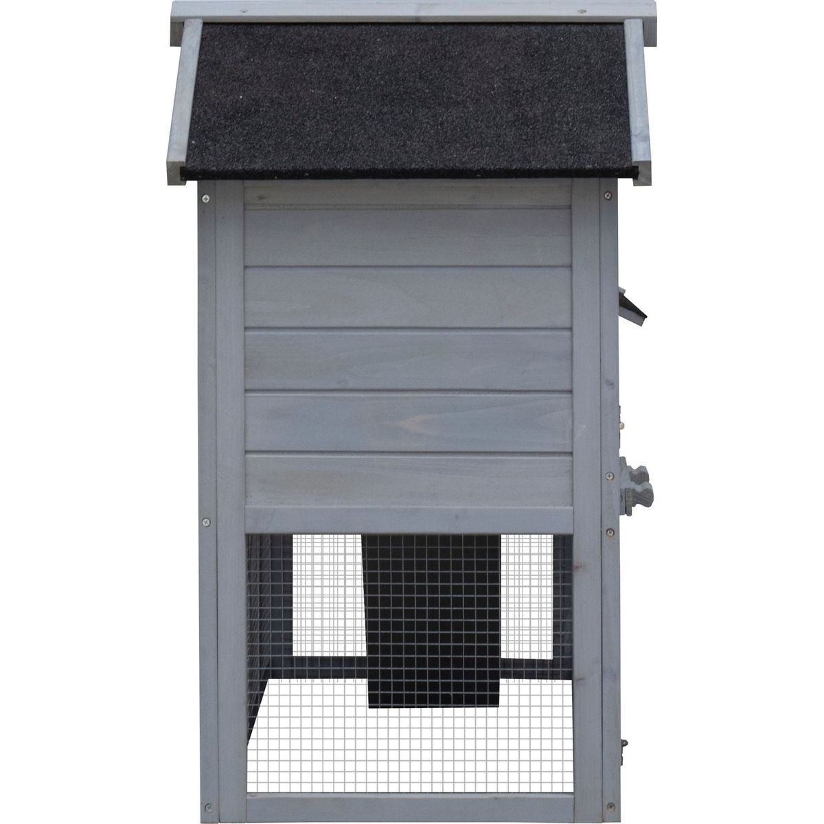 Rabbit Hutch Outdoor Bunny Cage Indoor, Extensible Chicken Coop with Large Run Space - No Leak Plastic Tray