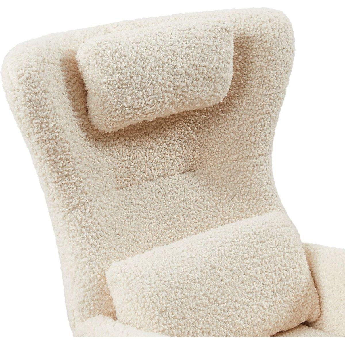 Rocking Chair Nursery, Modern Rocking Chair with High Backrest