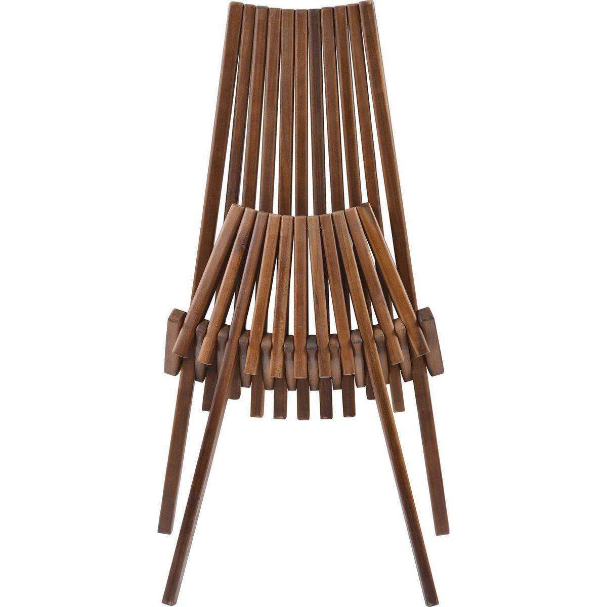 Folding wood chair