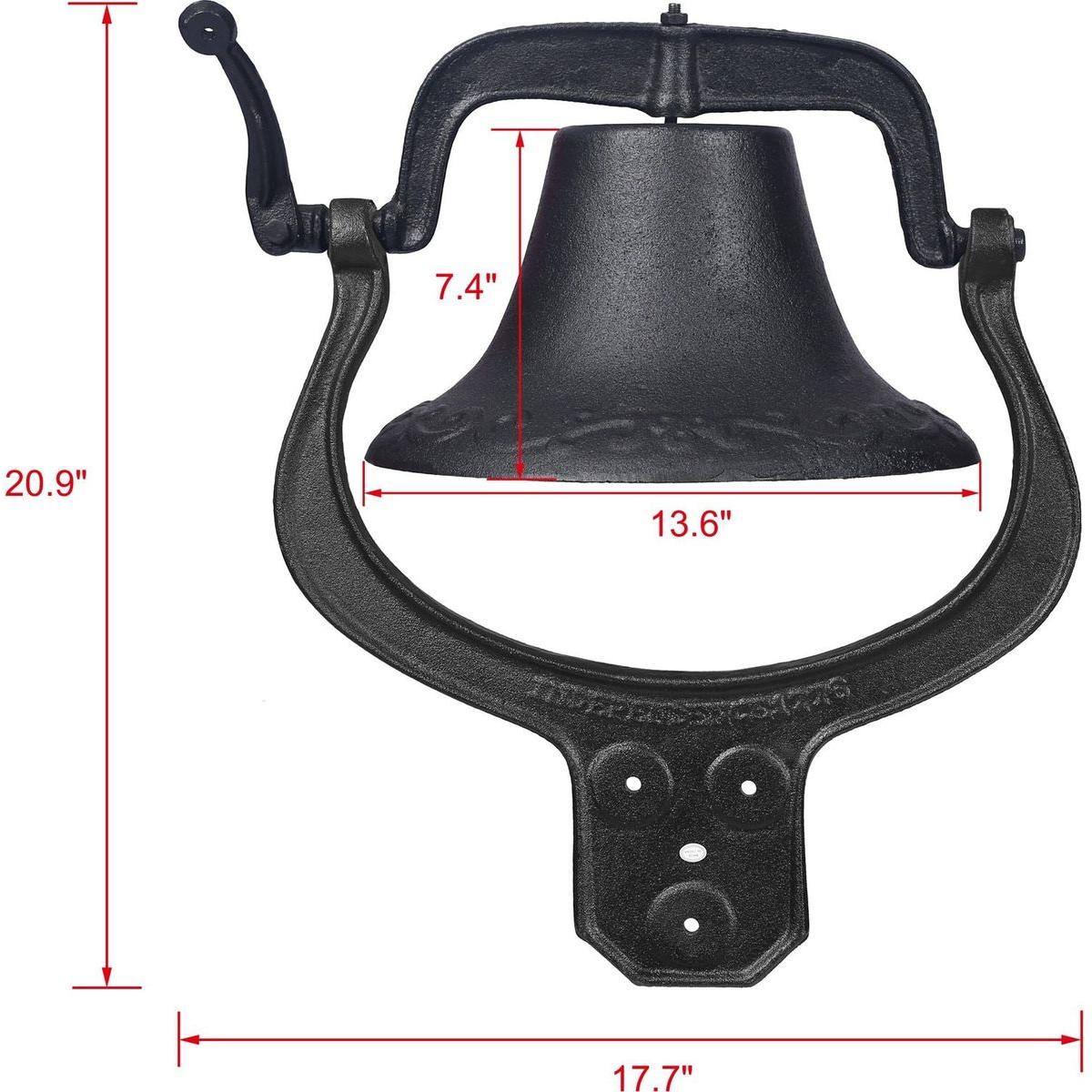 Dinner Bells, Door Bell, Large Cast Iron bell - Streamdale Furniture