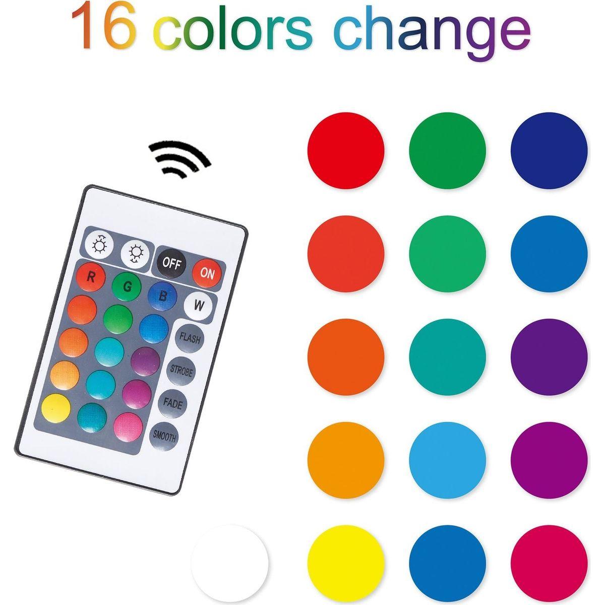 Wall Mounted Floating 65" TV Stand with 16 Color LEDs