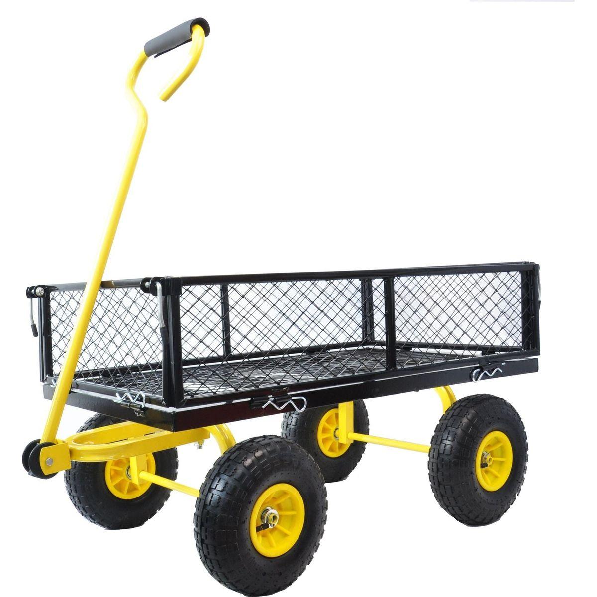Wagon Cart Garden cart trucks make it easier to transport firewood