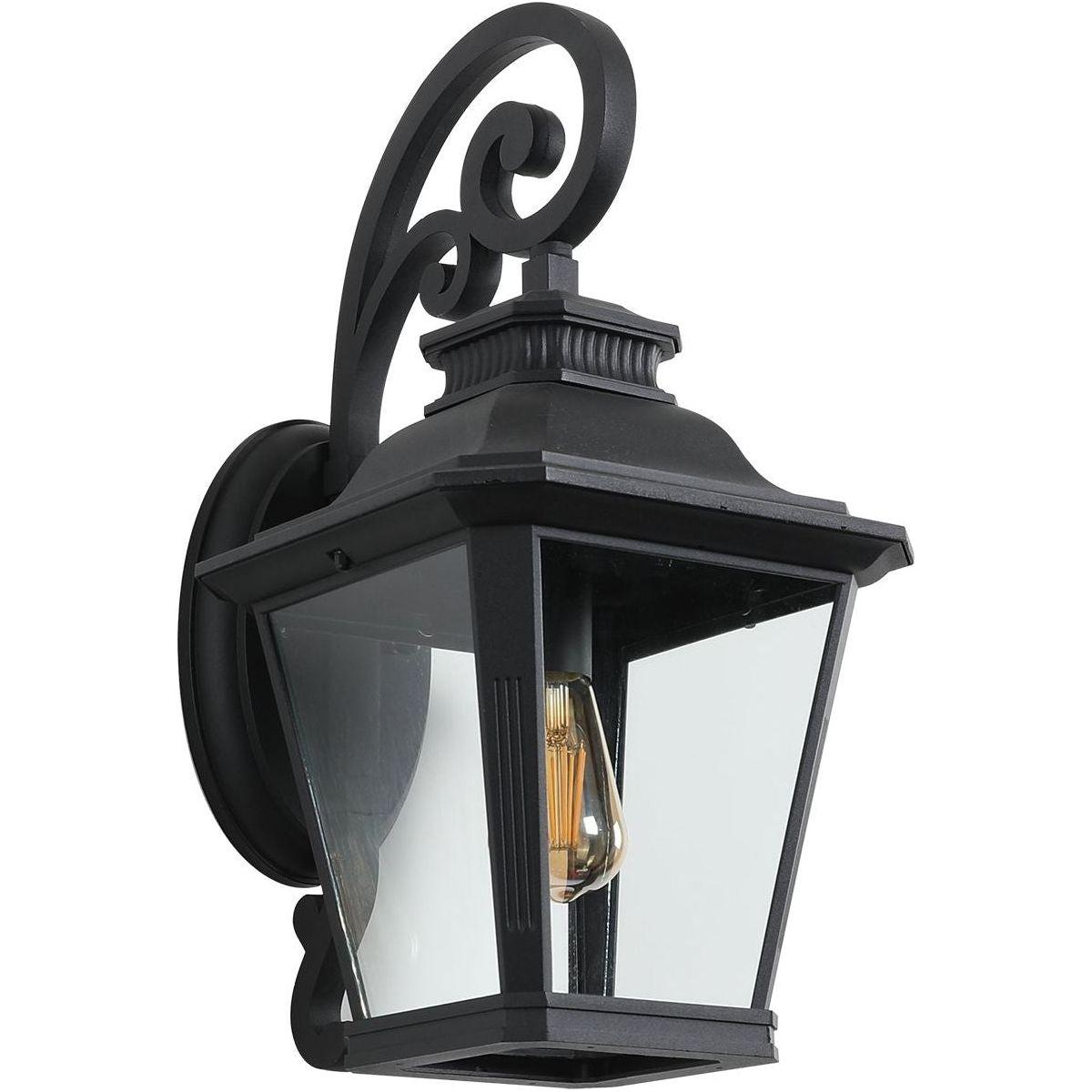 Large Outdoor Wall Sconce Lights with Clear Glass