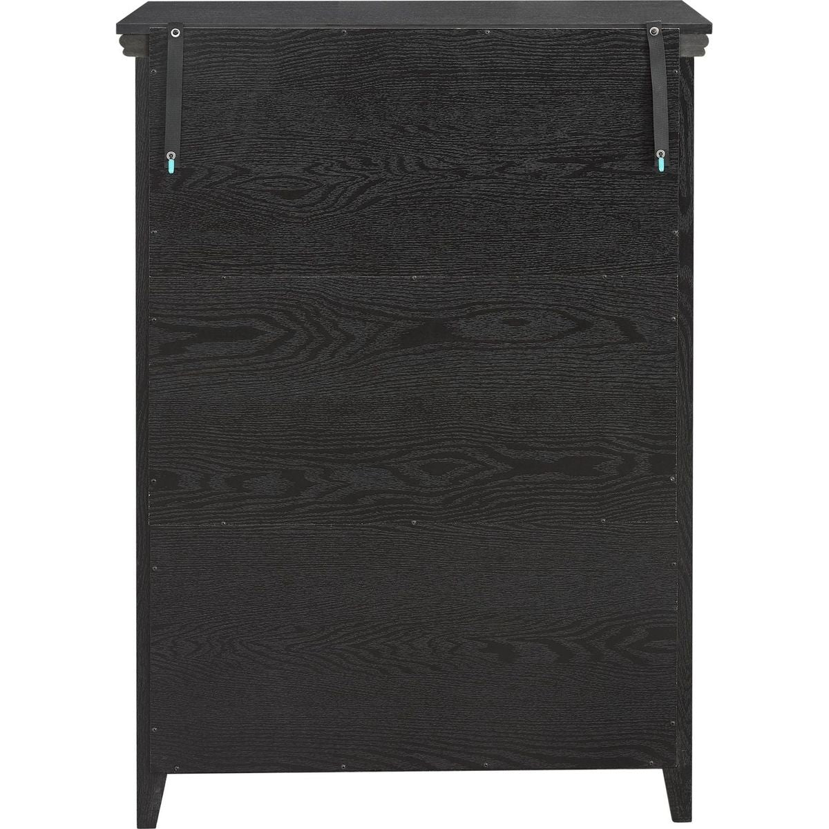 Modern 5 Drawers Dresser 5 Drawers Cabinet,Chest of Drawers Closet Organizers and Storage Clothes Storage Drawers Cabinet for Living Room, Farmhouse Dresser Organizer Black