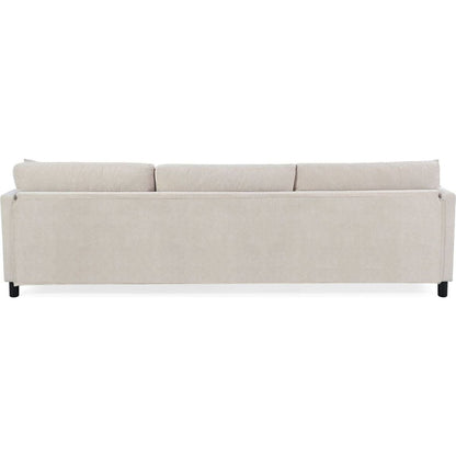107.87'Sectional Sofa Couch With 1 Ottoman,Seat Cushion and Back Cushion Removable
