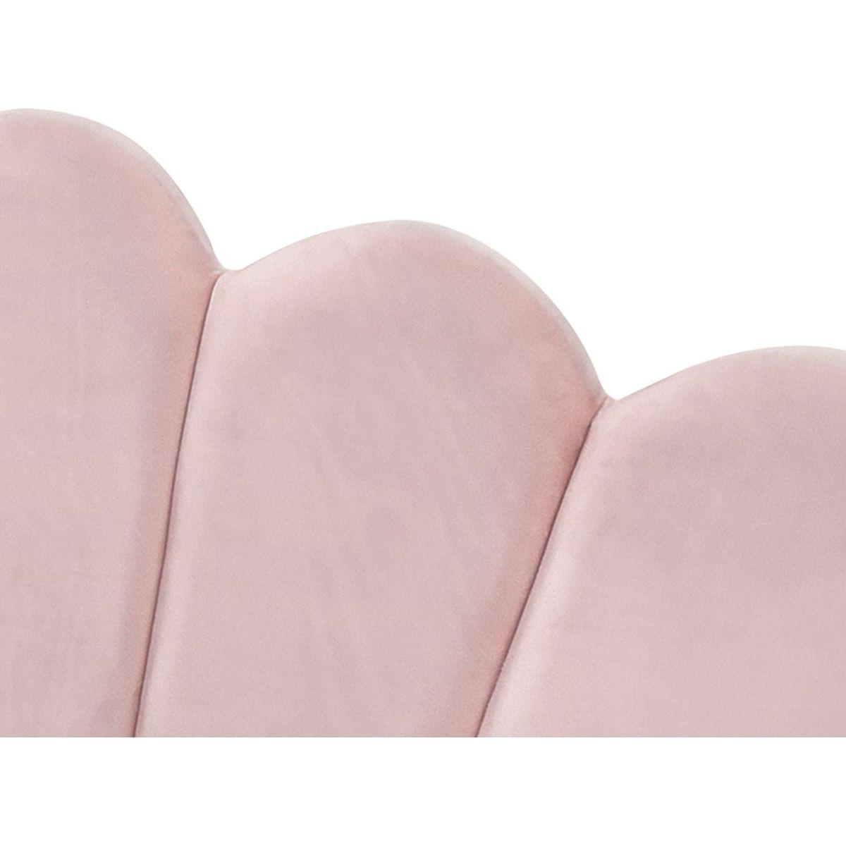 Full Size Upholstery Daybed Frame with Shall Shaped Backrest and Trundle,Pink