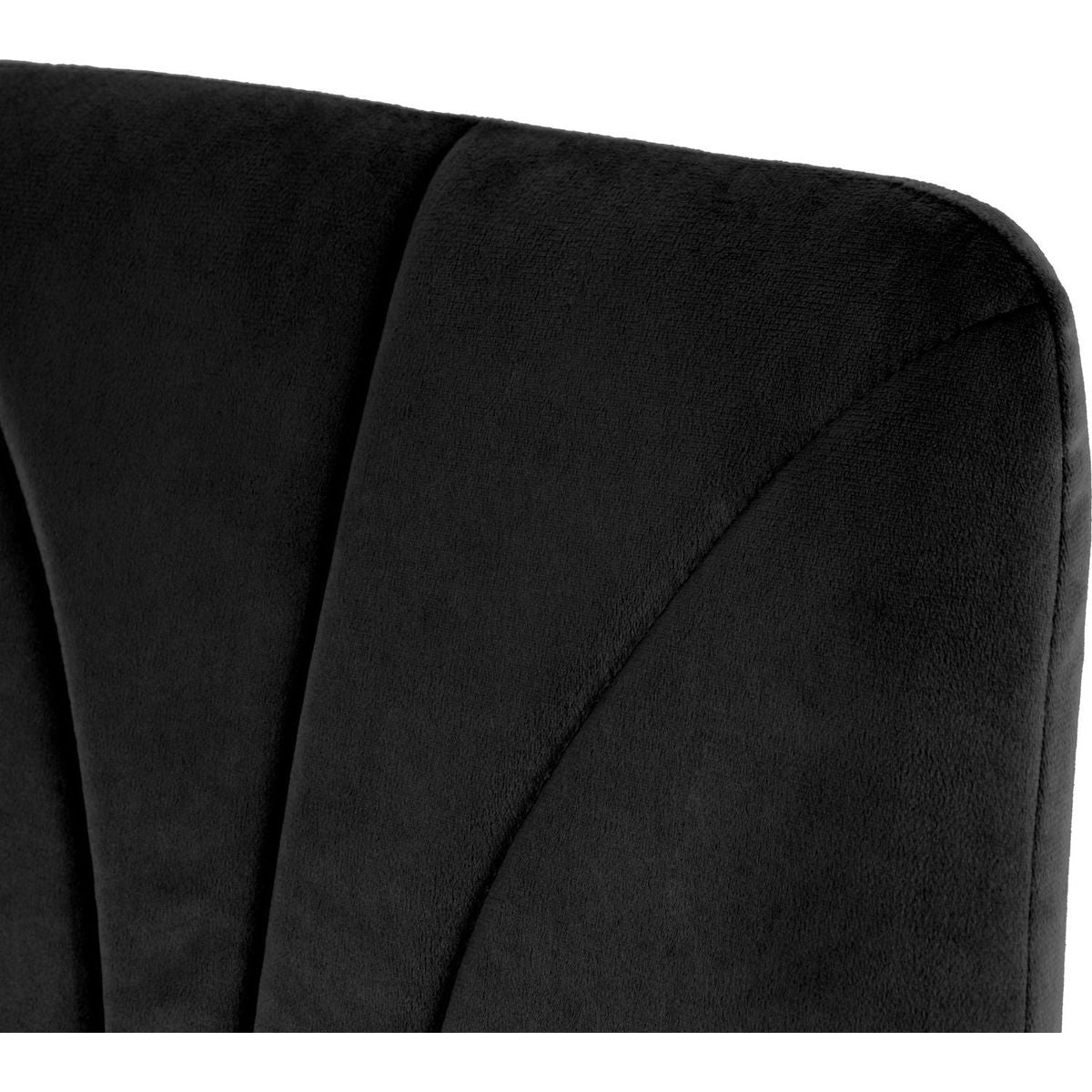 Modern simple light luxury dining black chair home bedroom stool back dressing chair student desk chair gold metal legs(set of 4)