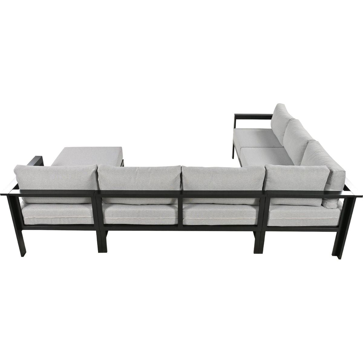 U-shaped multi-person outdoor sofa set, suitable for gardens, backyards, and balconies.