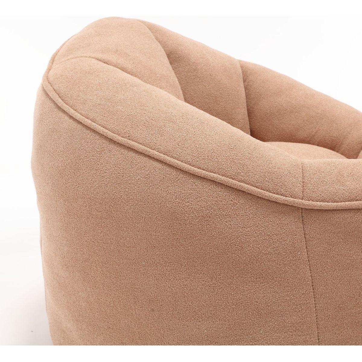 Bedding Bean Bag Sofa Chair High Pressure Foam Bean Bag Chair Adult Material with Padded Foam Padding Compressed Bean Bag With Footrest