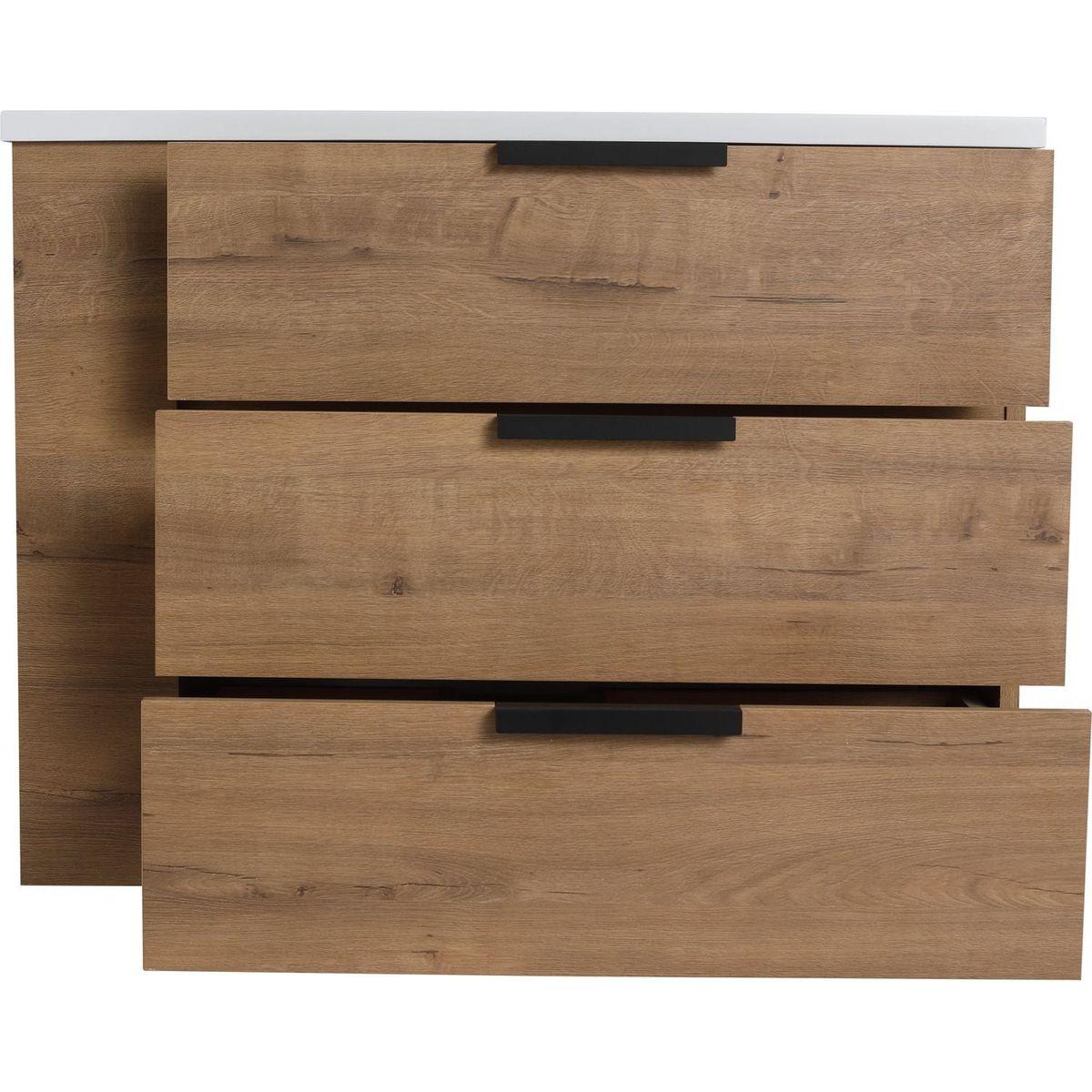 30 Inch Bathroom Vanity With Top(GGRB3020MOWH)