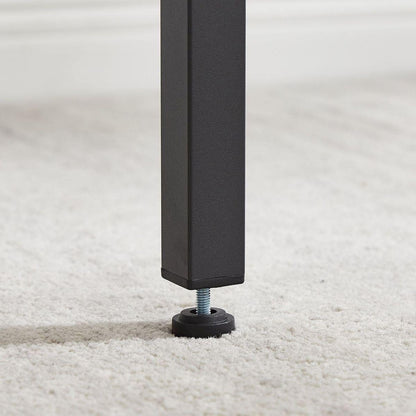 Bar Table Set with 2 Bar stools PU Soft seat with backrest, Rustic Brown, 43.31" L x 15.75" W x 35.43" H.