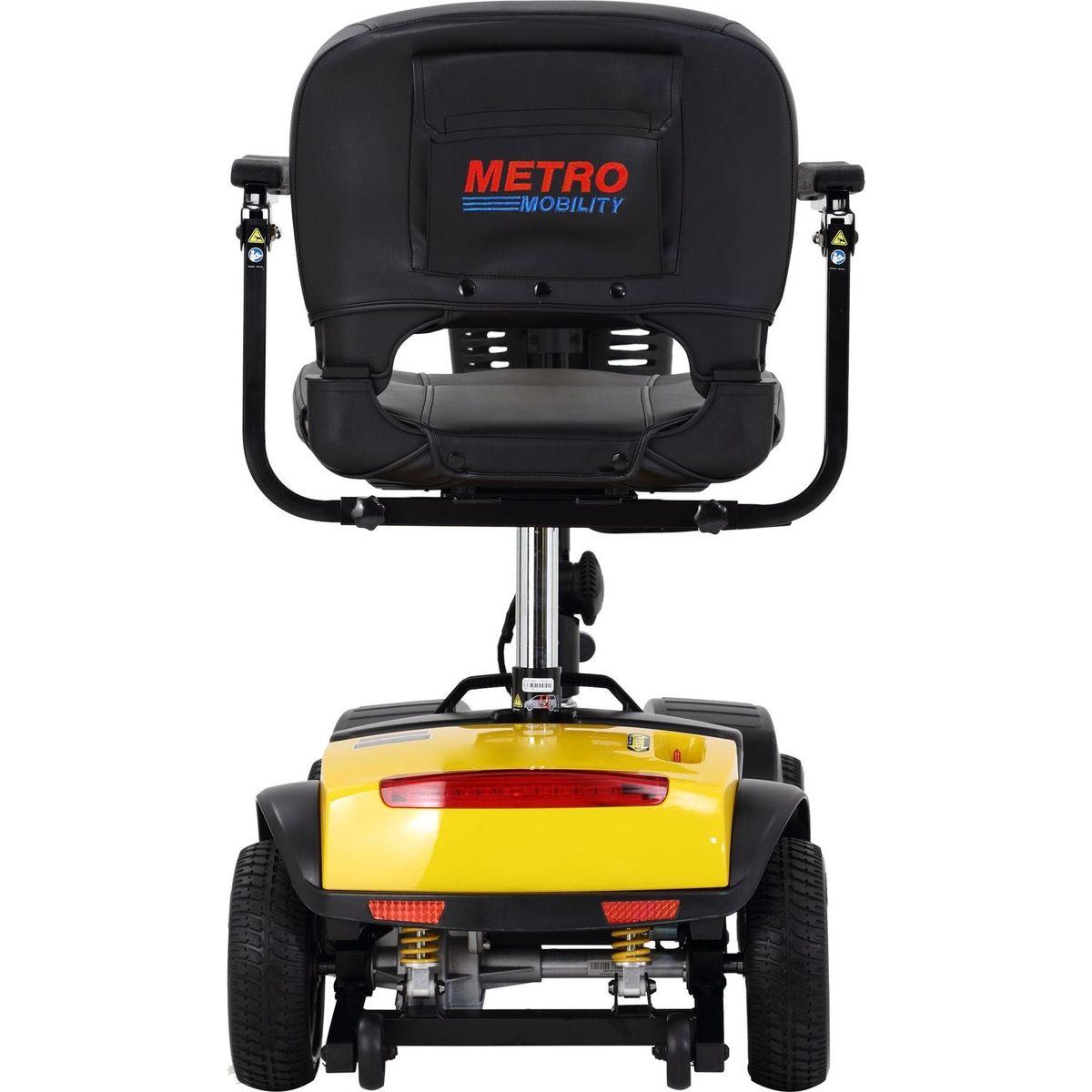 Four wheels Compact Travel Mobility Scooter with 300W Motor for Adult-300lbs, YELLOW