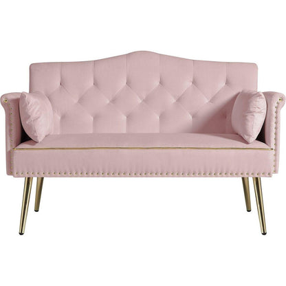 PINK 2 SEATER SOFA
