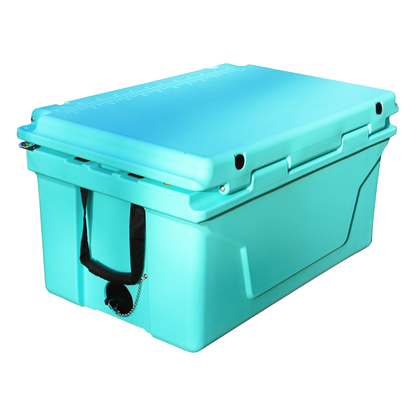 Hot Selling Blue color 65QT Outdoor cooler fish ice chest Box 2022 Popular Camping Cooler Box