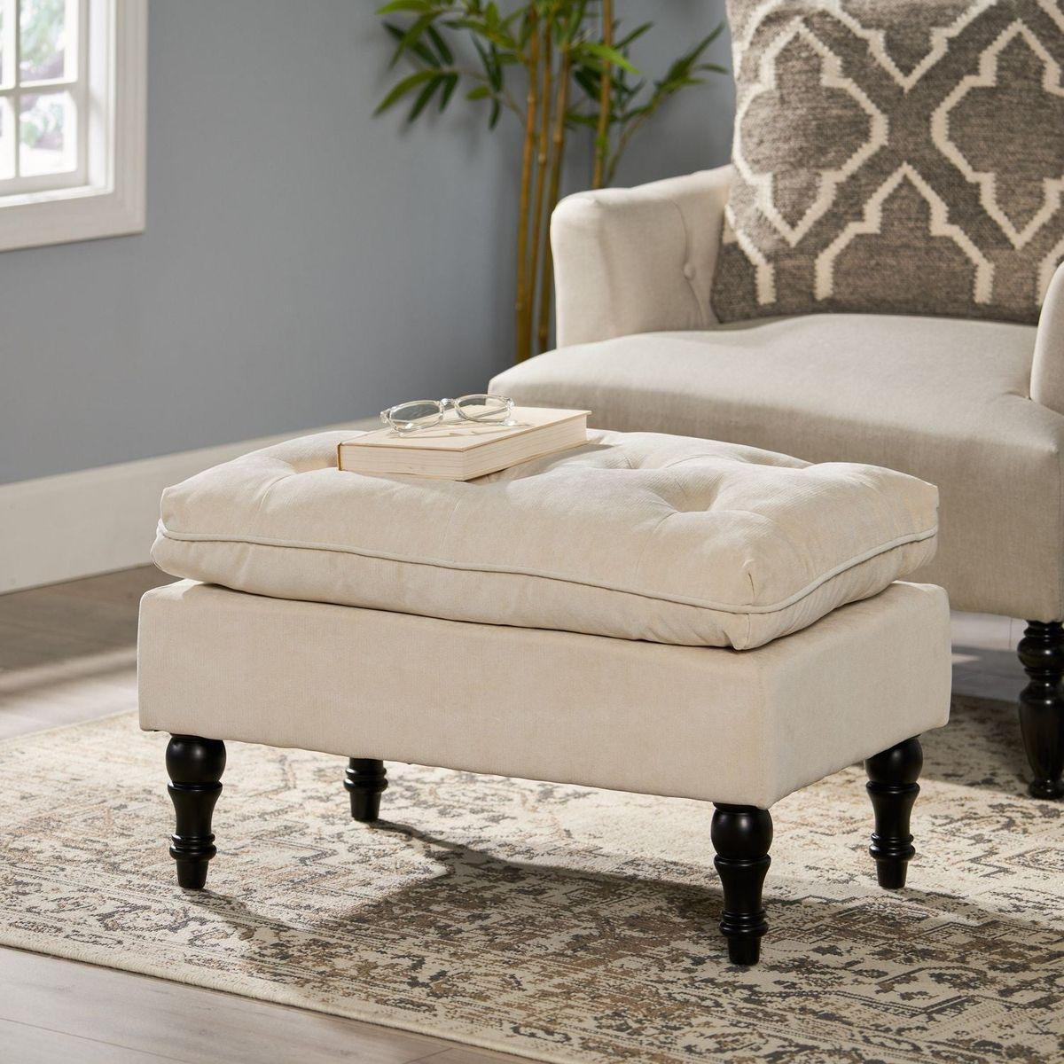 LOFTON 28INCH PILLOW TOP OTTOMAN