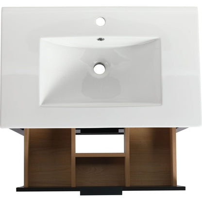 30 inch Bathroom Vanity With Sink and 2 Soft Close Drawers