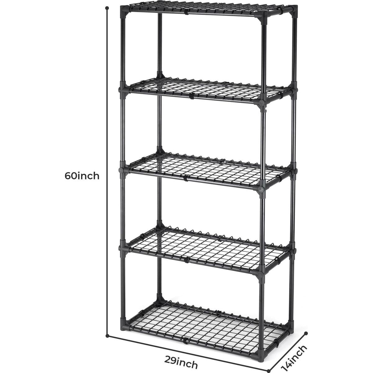 5-SHELF WIRE RACK(1PACK)