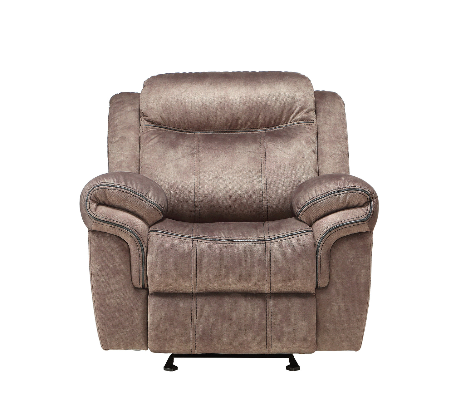 Zubaida Glider Recliner, 2-Tone Chocolate Velvet