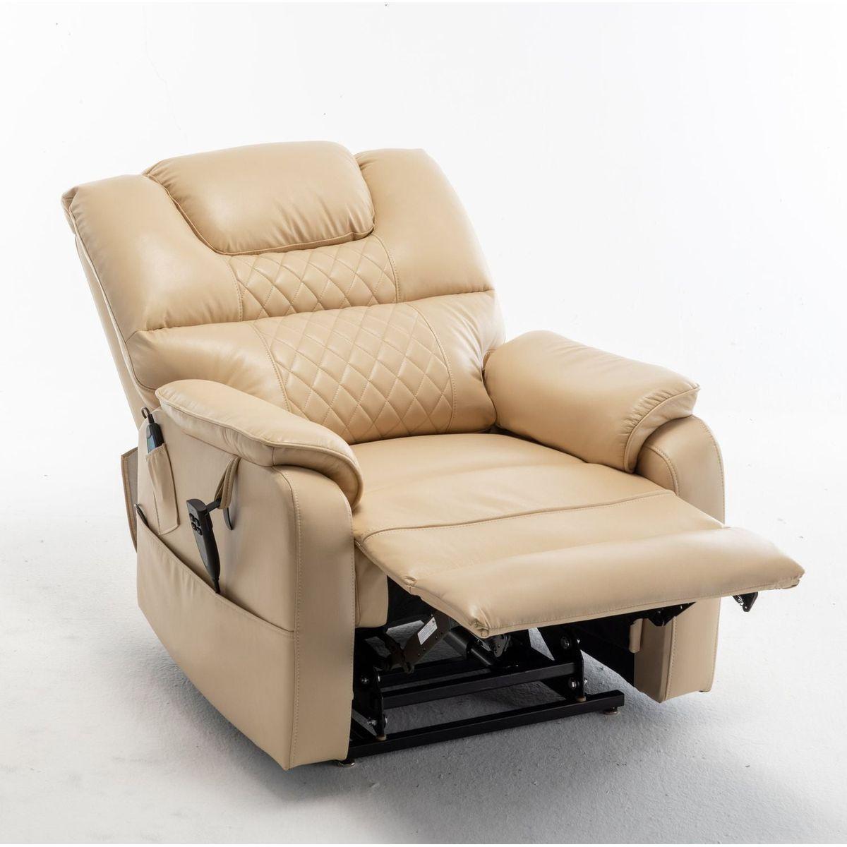 Lounge chair lift chair relax sofa chair sitting room furniture sitting room power supply elderly electric lounge chair (180 degree lying flat)