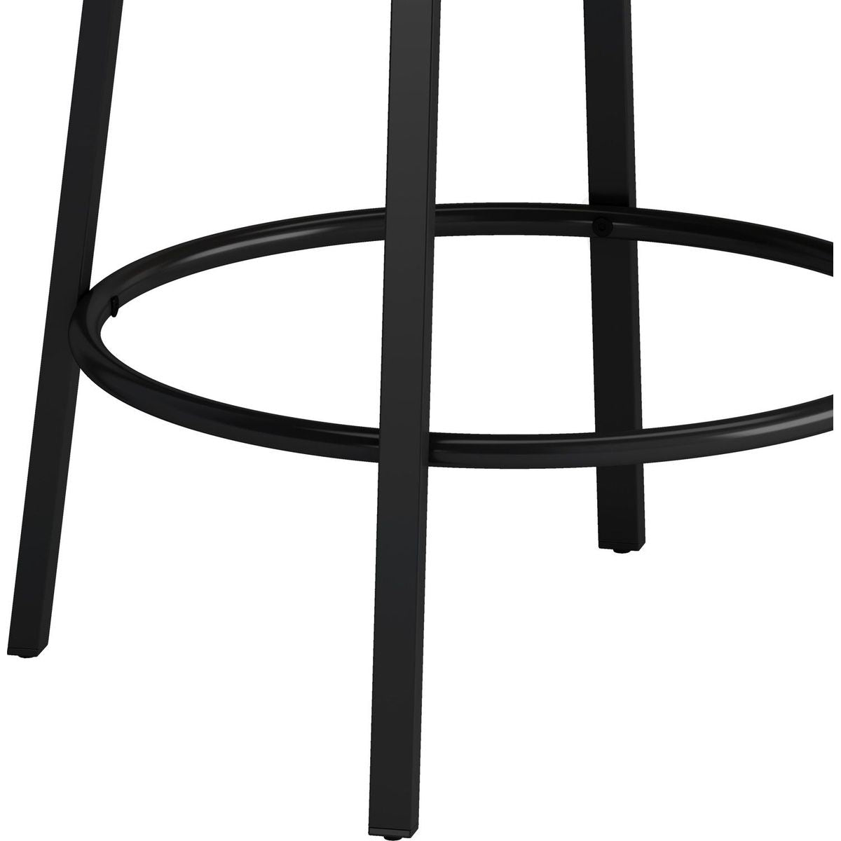 3-Drawer Long Dining Table Set with Power Outlets, Bar Kitchen Table Set with Circular PU Stools, Easy Assemble, Brown Gray Table+Black Stool